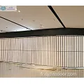 Porte accordéon pliante en polycarbonate commercial